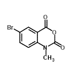 CAS 登录号：22721-17-1， 6-溴-1-甲基-3,1-苯并恶嗪-2,4-二酮