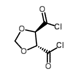 CAS 登录号：227316-93-0， (4R,5R)-1,3-二氧戊环-4,5-二甲酰氯