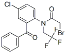 CAS 登录号：22753-81-7， N-(2-苯甲酰基-4-氯苯基)-2-溴-N-(2,2,2-三氟乙基)乙酰胺