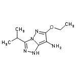 CAS#: 227611-39-4, 6-Ethoxy-3-Isopropyl-1H-Pyrazolo[5,1-c][1,2,4]Triazol-7-Amine