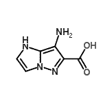 CAS 登录号：227611-58-7， 7-氨基-1H-咪唑并[1,2-b]吡唑-6-羧酸