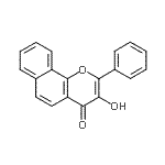 CAS 登录号：22812-50-6， 3-羟基-2-苯基-4H-苯并[h]苯并吡喃-4-酮