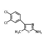 CAS#: 228413-64-7, 4-(3,4-Dichlorophenyl)-5-Methyl-1,3-Thiazol-2-Amine