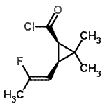 CAS#: 228702-64-5, (1R,3S)-3-[(1Z)-2-Fluoro-1-Propen-1-Yl]-2,2-Dimethylcyclopropanecarbonyl Chloride