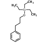 CAS 登录号：2290-40-6， 三乙基(3-苯基丙氧基)硅烷