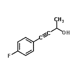 CAS 登录号：229015-32-1， 4-(4-氟苯基)-3-丁炔-2-醇