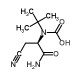 CAS#: 229028-68-6, [(2R)-1-Amino-3-Cyano-1-Oxo-2-Propanyl](2-Methyl-2-Propanyl)Carbamic Acid