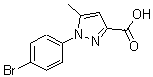 CAS 登录号：229163-39-7， 1-(4-溴苯基)-5-甲基-1H-吡唑-3-羧酸