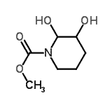 CAS 登录号：229172-04-7， 甲基2,3-二羟基-1-哌啶羧酸酯