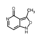 CAS#: 229308-51-4, 3-Methyl-1H-Isoxazolo[4,3-c]Pyridin-4-One