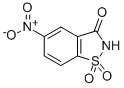 CAS 登录号：22952-20-1， 5-硝基-1,2-苯并异噻唑-3(2H)-酮 1,1-二氧化物