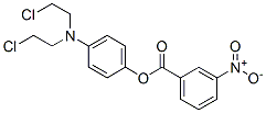 CAS 登录号：22953-58-8， [4-[二(2-氯乙基)氨基]苯基] 3-硝基苯甲酸酯