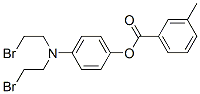 CAS 登录号：22954-15-0， [4-(二(2-溴乙基)氨基)苯基] 3-甲基苯甲酸酯