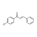 CAS 登录号：22966-22-9， (2E)-1-(4-氯苯基)-3-苯基-2-丙烯-1-酮