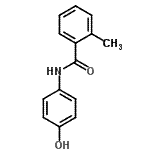 CAS 登录号：22978-52-5， N-(4-羟基苯基)-2-甲基苯甲酰胺