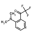 CAS#: 230305-72-3, 1-[4-(Dimethylamino)-3-Pyridinyl]-2,2,2-Trifluoroethanone