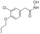 CAS 登录号：23142-40-7， 2-(3-氯-4-丙氧基苯基)乙酰氧肟酸