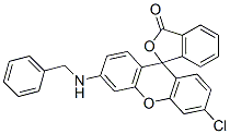 CAS 登录号：23160-51-2， 6-(苄基氨基)-3-氯螺(异苯并呋喃-1(3H)-9(9H)-氧杂蒽)-3-酮