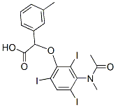 CAS 登录号：23189-47-1， 2-[3-(N-甲基乙酰氨基)-2,4,6-三碘苯氧基]-2-(间甲苯基)乙酸