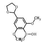 CAS 登录号：232275-38-6， [4-(1,3-二氧戊环-2-基)-2,6-二甲氧基苯基]硼酸