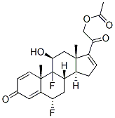 CAS#: 2326-26-3, (6a,11b)-21-(Acetyloxy)-6,9-difluoro-11-hydroxy-Pregna-1,4,16-triene-3,20-dione