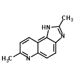 CAS 登录号：23291-74-9， 2,7-二甲基-1H-咪唑并[4,5-f]喹啉