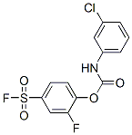CAS 登录号：23379-26-2， N-(3-氯苯基)氨基甲酸 2-氟-4-(氟磺酰基)苯基酯