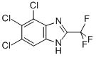 CAS#: 2338-27-4, 4,5,6-Trichloro-2-(Trifluoromethyl)-1H-Benzimidazole