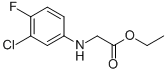 CAS 登录号：2344-98-1， 2-[(3-氯-4-氟苯基)氨基]乙酸乙酯