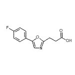 CAS#: 23464-94-0, 3-[5-(4-Fluorophenyl)-1,3-Oxazol-2-Yl]Propanoic Acid