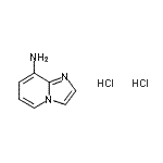 CAS 登录号：235106-56-6， 咪唑并[1,2-a]吡啶-8-胺二盐酸盐