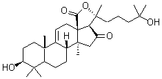 CAS#: 23519-00-8, 3beta,20,25-Trihydroxy-16-Oxo-5alpha-Lanost-9(11)-En-18-Oic Acid gamma-Lactone