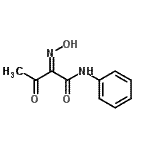 CAS 登录号：2352-40-1， (2Z)-2-(羟基亚胺)-3-氧代-N-苯基丁酰胺