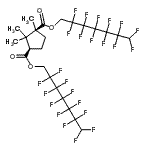 CAS#: 2355-57-9, Bis(2,2,3,3,4,4,5,5,6,6,7,7-Dodecafluoroheptyl) (1S,3R)-1,2,2-Trimethyl-1,3-Cyclopentanedicarboxylate