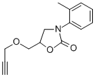 CAS 登录号：23598-52-9， 3-(2-甲基苯基)-5-[(2-丙炔基氧基)甲基]-2-恶唑烷酮