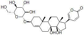 CAS 登录号：23604-99-1， (3beta)-3-(beta-D-吡喃葡萄糖基氧基)-8,14-二羟基-蟾蜍-4,20,22-三烯内酯