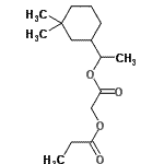 CAS#: 236391-76-7, 2-[1-(3,3-Dimethylcyclohexyl)Ethoxy]-2-Oxoethyl Propionate