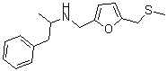 CAS 登录号：23656-76-0， alpha-甲基-N-[5-(甲硫基甲基)糠基]苯乙胺