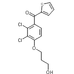 CAS 登录号：236735-89-0， [2,3-二氯-4-(3-羟基丙氧基)苯基](2-噻吩基)甲酮
