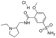 CAS 登录号：23694-14-6， 5-(氨基磺酰基)-N-[(1-乙基-2-吡咯烷基)甲基]-2-甲氧基苯甲酰胺单盐酸盐