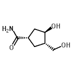 CAS#: 23722-87-4, (1S,3R,4S)-3-Hydroxy-4-(Hydroxymethyl)Cyclopentanecarboxamide