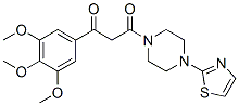 CAS 登录号：23776-36-5， 1-(2-噻唑基)-4-[3-(3,4,5-三甲氧基苯基)-1,3-二氧代丙基]哌嗪