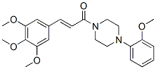CAS 登录号：23776-38-7， 1-(2-甲氧基苯基)-4-[2-(3,4,5-三甲氧基苯基)乙烯基羰基]哌嗪