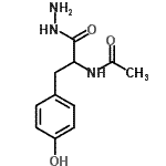 CAS 登录号：2381-07-9， N-[1-肼基-3-(4-羟基苯基)-1-氧代-2-丙基]乙酰胺