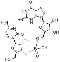 CAS 登录号：2382-65-2， 胞苷酰-(3',5')-鸟苷