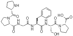 CAS#: 23828-06-0, L-Prolyl-L-Prolylglycyl-L-Phenylalanyl-L-Seryl-L-Proline