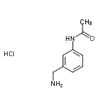 CAS 登录号：238428-27-8， N-[3-(氨基甲基)苯基]乙酰胺盐酸盐(1:1)