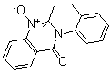 CAS#: 2385-41-3, 2-Methyl-3-(2-Methylphenyl)-1-Oxidoquinazolin-1-Ium-4-One