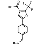 CAS#: 239080-02-5, 5-(4-Methoxyphenyl)-2-(Trifluoromethyl)-3-Furoic Acid