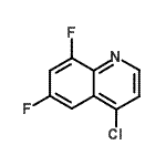 CAS#: 239463-89-9, 4-Chloro-6,8-Difluoroquinoline